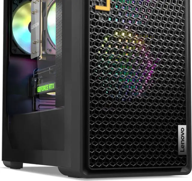 Alt view image 10 of 16 - Lenovo Gaming Desktop Legion T5 26IRB8 90UT0016US Intel Core i7-13700F 16GB DDR5 1TB PCIe SSD GeForce RTX 4060 Ti Windows 11 Home 64-bit