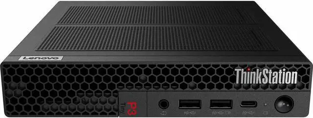 Main image of Lenovo ThinkStation P3 30H00072US Workstation - 1 x Intel Core i7 14th Gen i7-14700 - 16 GB - 512 GB SSD - Black - Windows 11 Pro - English Keyboard    30H00072US