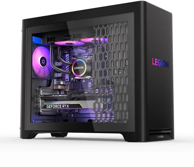 Alt view image 2 of 12 - Lenovo Legion Tower 5i 30IAS10 Gaming Desktop PC, NVIDIA GeForce RTX 5070, Intel Core Ultra 7 265F, 32GB DDR5 5600, 1TB NVMe SSD, 850W, Windows 11 Home