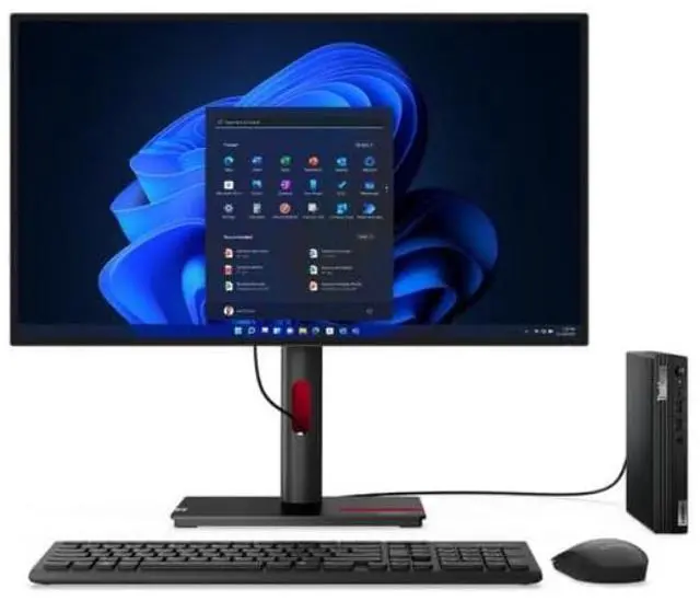 Alt view image 2 of 4 - Lenovo ThinkCentre M80Q Tiny Desktop Intel Core i5-12400T 16GB 256GB SSD Windows 11 Pro
