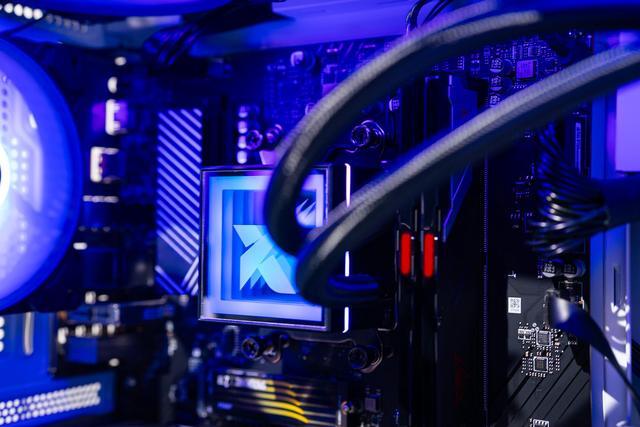 Alt view image 5 of 6 - Xidax X-6 Series AMD Ryzen 7 9800X3D (4.7GHz, up to 5.2GHz), NVIDIA GeForce RTX 5070 12GB, 2TB NVMe M.2 SSD, 32GB (2x16GB) RAM, Liquid cooling, Genuine Window 11 Home Xen White Gaming Desktop - Assembled & Serviced in Utah