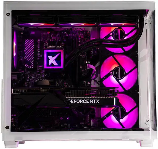 Alt view image 7 of 7 - Xidax X-6 Series AMD Ryzen 7 9800X3D (4.7GHz, up to 5.2GHz) , NVIDIA GeForce RTX 5070Ti 16GB, 2TB NVMe M.2 SSD, 32GB (2x16GB) RAM, Window 11 Home Onami White Gaming Desktop - Assembled & Serviced in Utah
