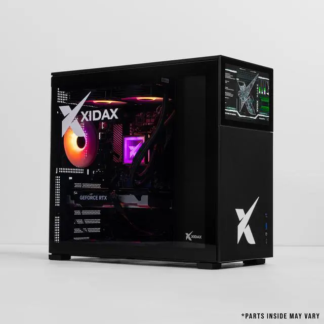Alt view image 2 of 7 - Xidax X-6 Series AMD Ryzen 5 7600 3.8GHz (up to 5.1GHz) , NVIDIA GeForce RTX 5060Ti 8G, 2TB NVMe M.2 SSD, 32GB (2x16GB) RAM, Window 11 Home Xen Black LCD Gaming Desktop - Assembled & Serviced in Utah