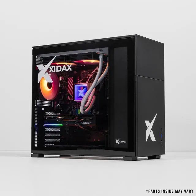 Alt view image 2 of 7 - Xidax X-6 Series AMD Ryzen 5 7600 3.8GHz (up to 5.1GHz) , AMD Radeon RX 9060XT 8GB, 2TB NVMe M.2 SSD, 32GB (2x16GB) RAM, Genuine Window 11 Home Xen Black Gaming Desktop - Assembled & Serviced in Utah