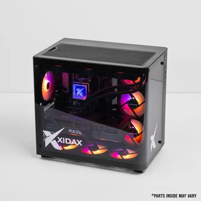 Alt view image 3 of 7 - Xidax X-6 Series AMD Ryzen 7 7800X3D (4.2Ghz, up to 5.0Ghz),  AMD Radeon RX 9060XT 8GB, 2TB NVMe M.2 SSD, 32GB (2x16GB) RAM, Window 11 Home Onami Black Gaming Desktop - Assembled & Serviced in Utah