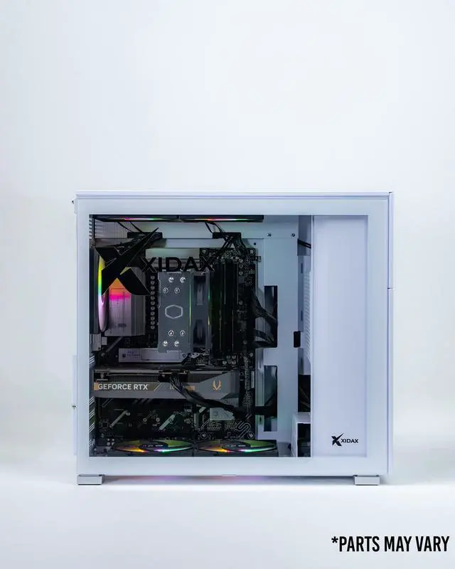 Alt view image 4 of 7 - Xidax X-2 Series Intel Core i5 14400F 2.7GHz (Max: 4.7GHz), NVIDIA GeForce RTX 5060 8GB, 1TB NVMe M.2 SSD, 16GB (2x8GB) RAM, Window 11 Home Xen White Gaming Desktop - Assembled & Serviced in U.S
