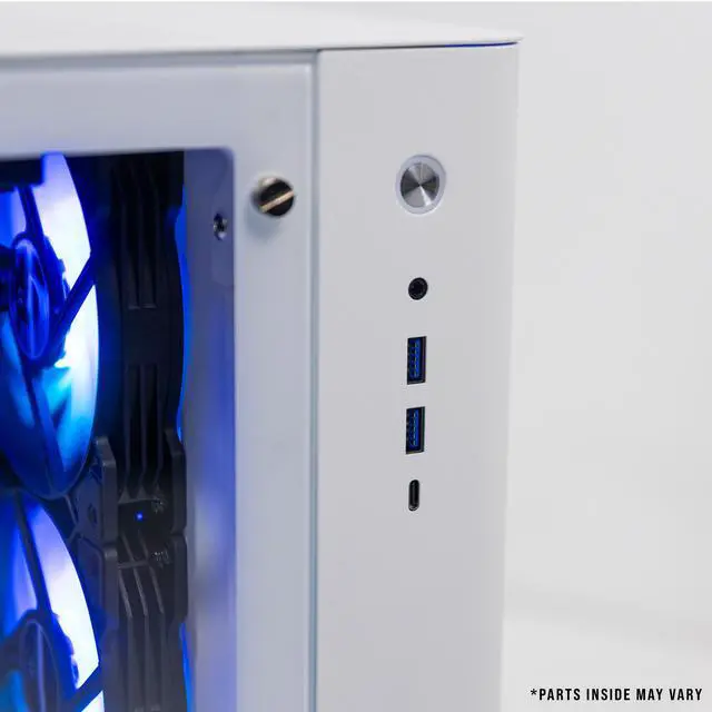 Alt view image 7 of 7 - Xidax X-6 Series Intel Core i7 14700KF 3.4GHz (Max: 5.6GHz), NVIDIA GeForce RTX 5060 8GB, 2TB NVMe M.2 SSD, 32GB (2x16GB) RAM, Window 11 Home Onami White Gaming Desktop - Assembled & Serviced in U.S