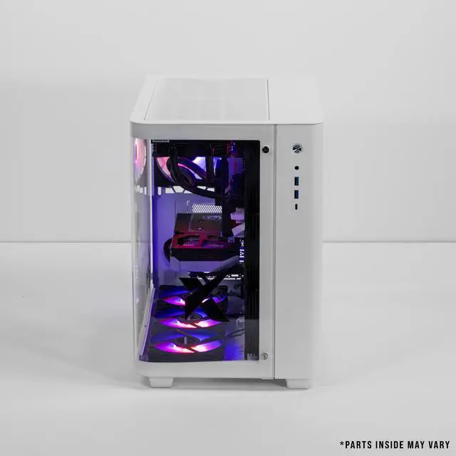 Alt view image 2 of 7 - Xidax X-6 Series Intel Core i7 14700KF 3.4GHz (Max: 5.6GHz), NVIDIA GeForce RTX 5060 8GB, 2TB NVMe M.2 SSD, 32GB (2x16GB) RAM, Window 11 Home Onami White Gaming Desktop - Assembled & Serviced in U.S