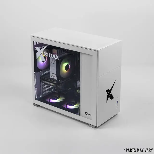 Alt view image 5 of 6 - Xidax X-6 Series AMD Ryzen 7 7800X3D 4.2Mhz (Max: 5.0Mhz), NVIDIA GeForce RTX 5050 8GB, 2TB NVMe M.2 SSD, 16GB (2x8GB) RAM, Window 11 Home Xen White Gaming Desktop - Assembled & Serviced in U.S