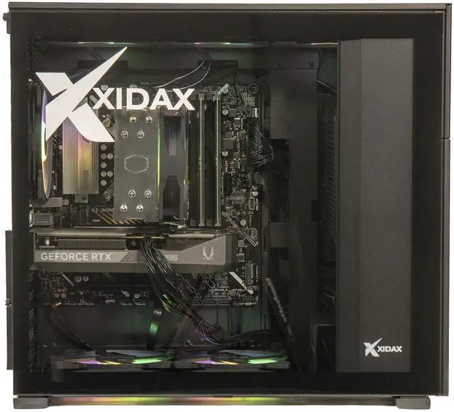Alt view image 6 of 6 - Xidax Gaming Desktop PC X-6 Series X-6 RTX 5060Ti 16GB + i7 14700F Xen Black Intel Core i7-14700F 32GB DDR5 2TB NVMe SSD GeForce RTX 5060 Ti Windows 11 Home