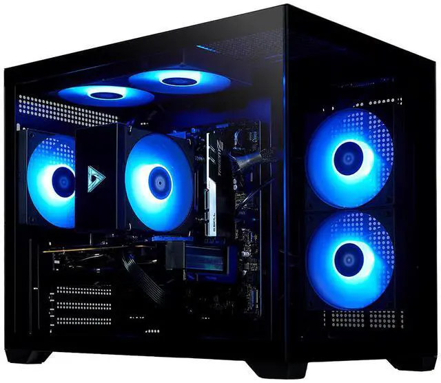 Alt view image 4 of 7 - STORMCRAFT Gaming PC SIRIUS Intel Core i5-14400F Intel Arc B580 12GB OC ASROCK - AI Powered 16GB DDR5 RGB 6000MHz 1TB NVMe SSD 650W PSU Windows 11 Home - SI1440FBB-B58N1