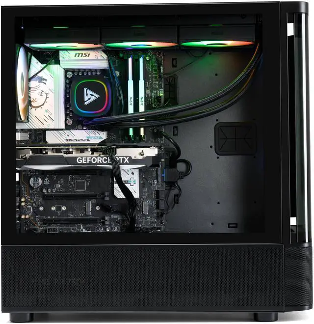 Alt view image 9 of 9 - STORMCRAFT Gaming PC SKYHAWK PRO Intel Core i9-14900KF NVIDIA GeForce RTX 5070 Ti – AI Powered 32GB DDR5 6000MHz RGB 2TB NVMe SSD 360mm AIO  850W PSU Windows 11 Home - SP149KFCC-57TN1