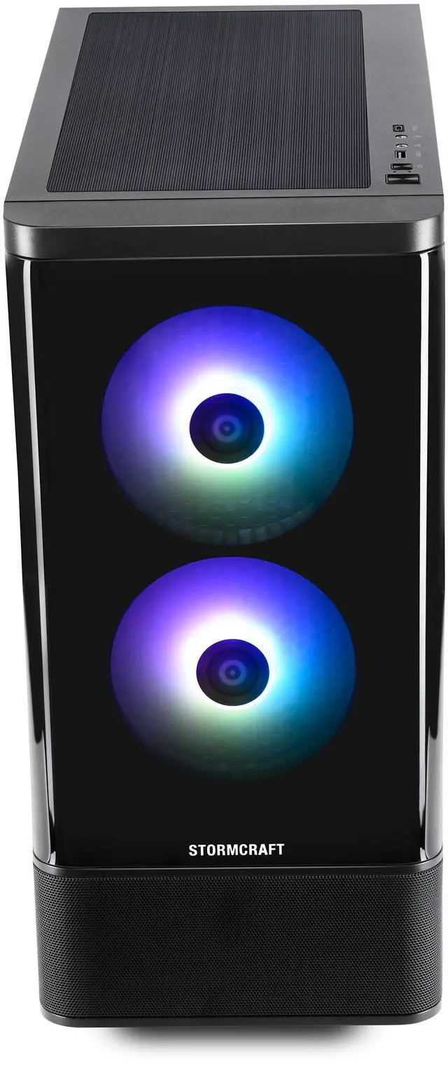 Alt view image 4 of 9 - STORMCRAFT Gaming PC SKYHAWK PRO Intel Core i7-14700F NVIDIA GeForce RTX 5070 – AI Powered 32GB DDR5 6000MHz RGB 2TB NVMe SSD 850W PSU Windows 11 Home - SP1470FCC-570N1