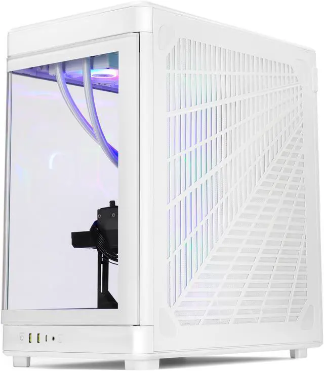Alt view image 5 of 8 - STORMCRAFT Gaming PC WIZARD White AMD Ryzen 7 7800X3D NVIDIA GeForce RTX 5070 Ti – AI Powered 32GB DDR5 6000MHz RGB 2TB SSD 360mm AIO 3.4” IPS LCD Display Windows 11 Home - WW780XDCC-57TN1