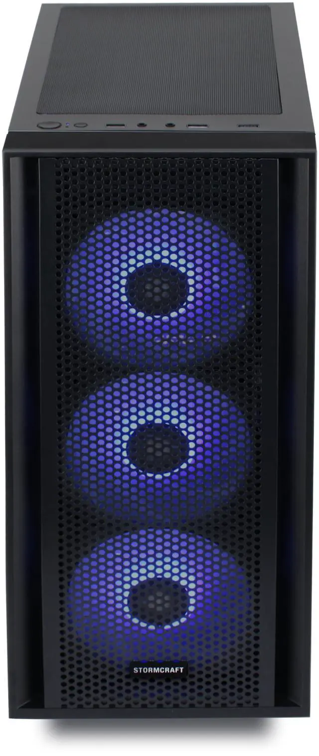 Alt view image 5 of 9 - STORMCRAFT Gaming PC SCORPIO Intel Core i5-14400F NVIDIA GeForce RTX 5060 – AI Powered 32GB DDR4 3200MHz RGB 1TB NVMe SSD 650W PSU Windows 11 Home - SC1440FCB-560N1