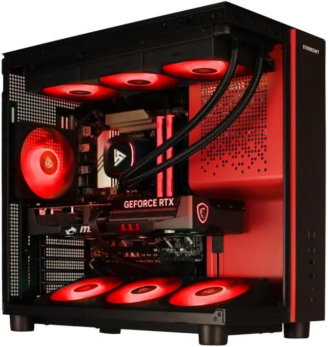 Alt view image 6 of 12 - STORMCRAFT Gaming PC PHANTOM INTEL Core Ultra 7 265F NVIDIA RTX 5080 - AI Powered 32GB DDR5 6000MHz RGB 2TB NVMe SSD 360mm AIO 850W PSU Windows 11 Home-PH265F0CC-580N1