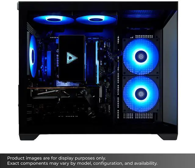 Alt view image 2 of 7 - STORMCRAFT Gaming PC SIRIUS Intel Core i5-14400F NVIDIA GeForce RTX 5060 AI Powered 16GB 3200MHz RGB 1TB NVMe SSD 650W PSU Windows 11 Home - SI1440FBB-560N2