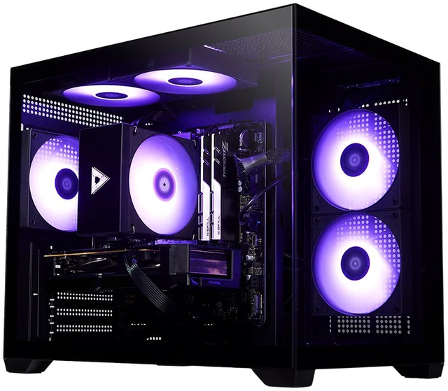 STORMCRAFT Gaming PC SIRIUS Intel Core i5-14400F NVIDIA GeForce RTX 5060 - AI Powered 32GB 3200MHz RGB 1TB NVMe SSD 650W PSU Windows 11 Home - SI1440FCB-560N2