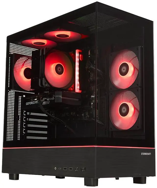 Alt view image 3 of 7 - STORMCRAFT Gaming PC Altair INTEL Core i5-14400F NVIDIA GeForce RTX 5060 Ti- 8GB 1TB SSD 16GB DDR4 3200MHz RGB Windows 11 Home -AL1440FBB-56TN1