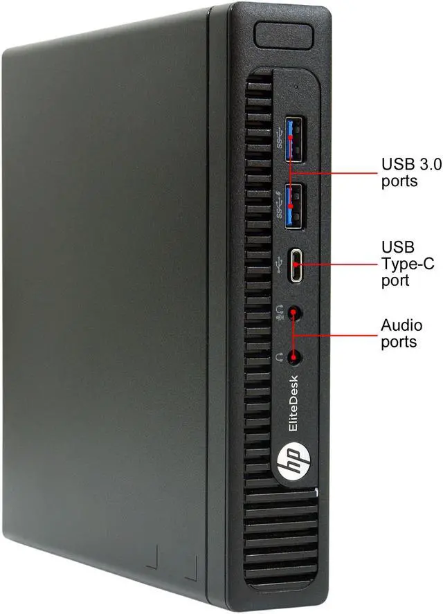 Alt view image 2 of 2 - HP Desktop Computer 800 G2-MINI Intel Core i5-6500T 16 GB 480GB SSD Intel HD Graphics 530 Windows 10 Pro 64-bit