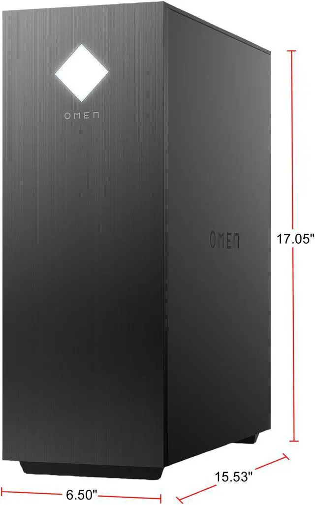 Alt view image 4 of 4 - HP OMEN 25L - Intel Core i7-10700F (2.90 GHz) - 16 GB DDR4 - 1 TB HDD + 512 GB SSD - GeForce RTX 2060 - Windows 10 Home - Gaming Desktop (GT12-0060)