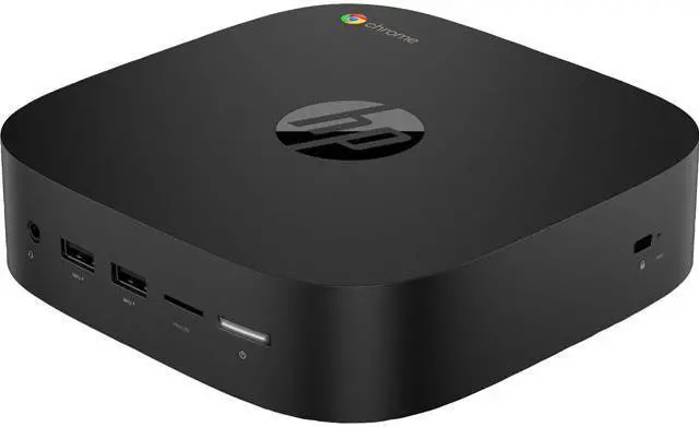 Main image of HP Desktop Computer Chromebox G2 7LJ57UT#ABA Intel Celeron 3867U 4GB DDR4 32GB SSD Intel HD Graphics 610 Google Chrome OS