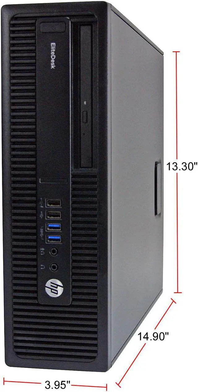 Alt view image 2 of 4 - HP Desktop Computer EliteDesk 800 G2-SFF Intel Core i5-6400 16 GB 500GB SSD Intel HD Graphics 530 Windows 10 Pro 64-bit