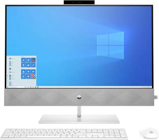 Main image of HP All-in-One Computer Pavilion 27-d0057c AMD Ryzen 7 4800H 12GB DDR4 1TB HDD 256GB PCIe SSD 27" Touchscreen Windows 10 Home 64-bit