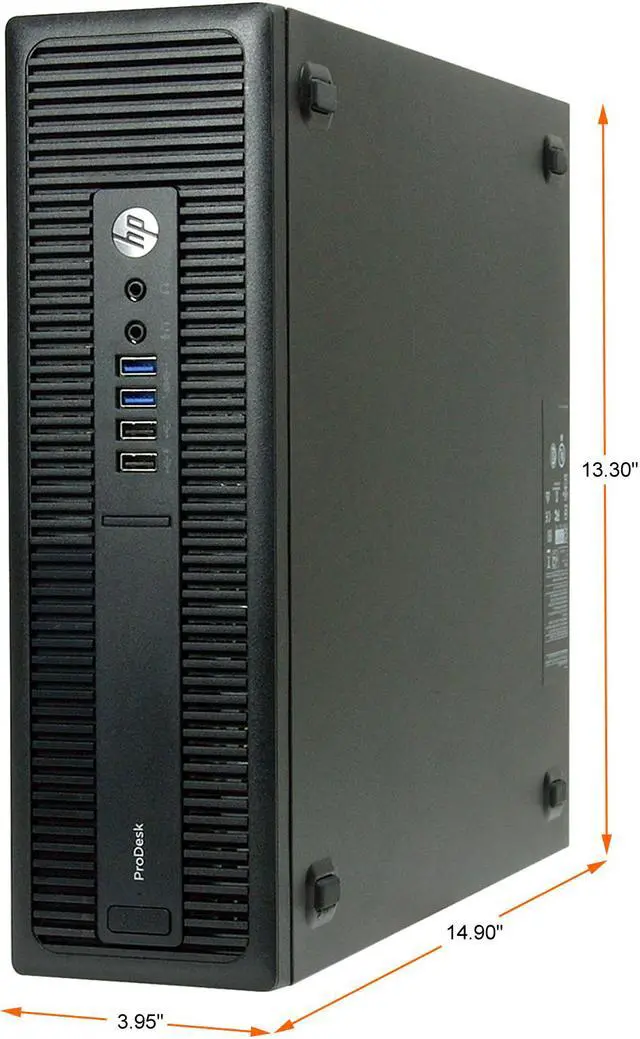 Alt view image 2 of 4 - HP Desktop Computer ProDesk 600 G2-SFF Intel Core i7 6th Gen 6700 (3.40GHz) 16 GB 512 GB SSD DVDRW Intel HD Graphics 530 Windows 10 Pro 64-bit