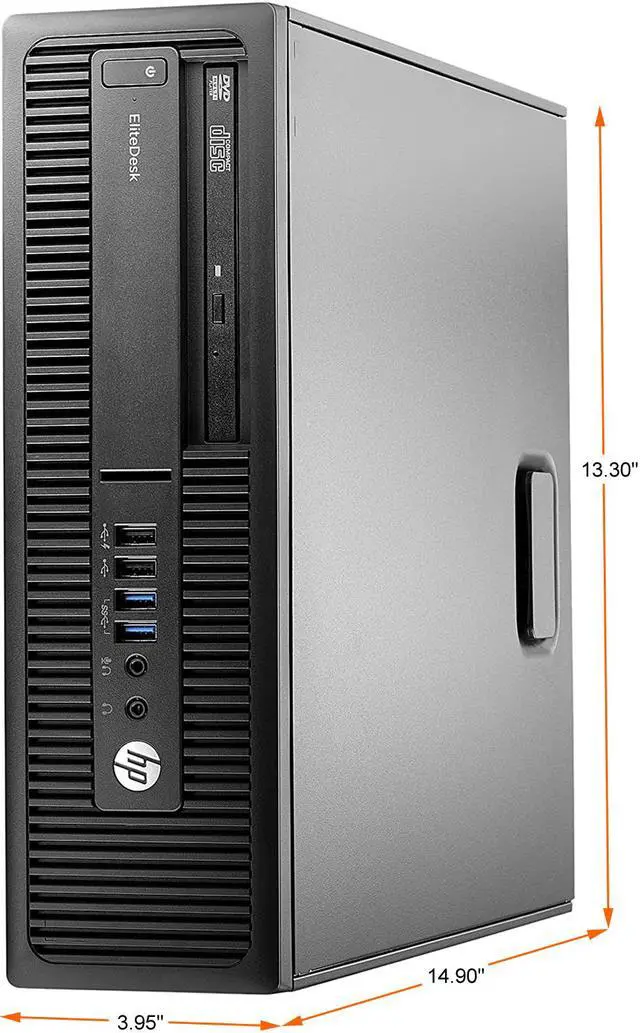 Alt view image 2 of 4 - HP Business Desktop EliteDesk 800 G2-SFF Intel Core i7-6700 32GB DDR4 1TB SSD Intel HD Graphics 530 Windows 10 Pro 64-bit