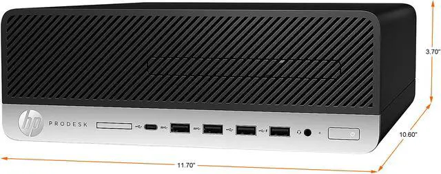 Alt view image 2 of 4 - HP Business Desktop ProDesk 600 G4-SFF Intel Core i7-8700 16GB DDR4 512GB SSD Intel UHD Graphics 630 Windows 11 Pro 64-bit