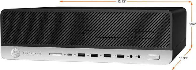 Alt view image 5 of 5 - HP Business Desktop EliteDesk 800 G4-SFF Intel Core i7-8700 32GB DDR4 1TB SSD Intel UHD Graphics 630 Windows 10 Pro 64-bit