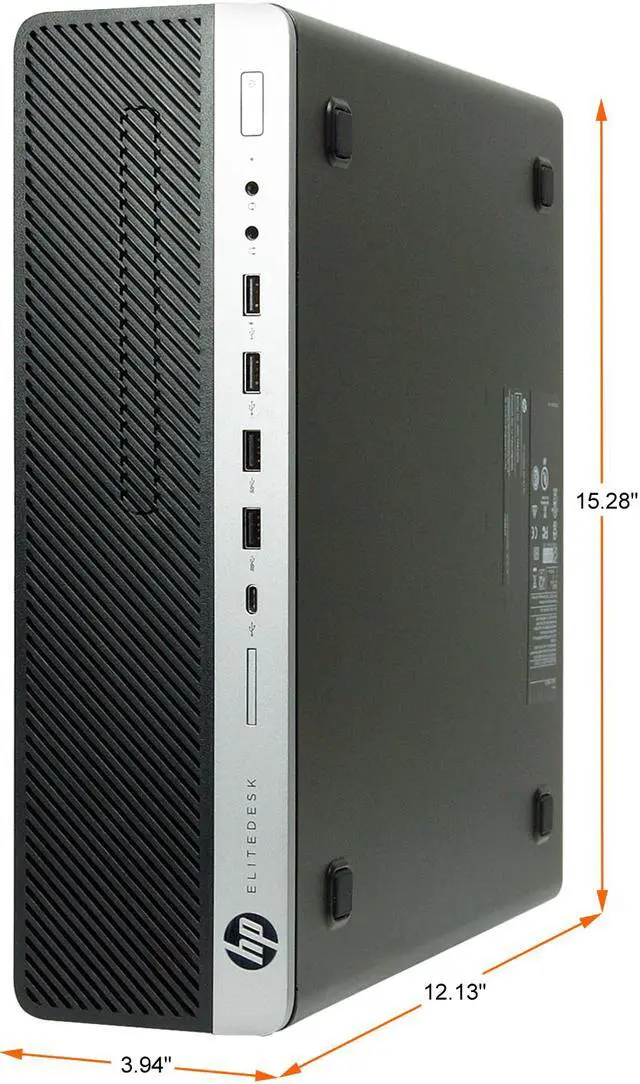 Alt view image 4 of 4 - HP Business Desktop ProDesk 800 G3-SFF Intel Core i7-6700 16GB DDR4 1TB SSD Intel HD Graphics 530 Windows 10 Pro 64-bit
