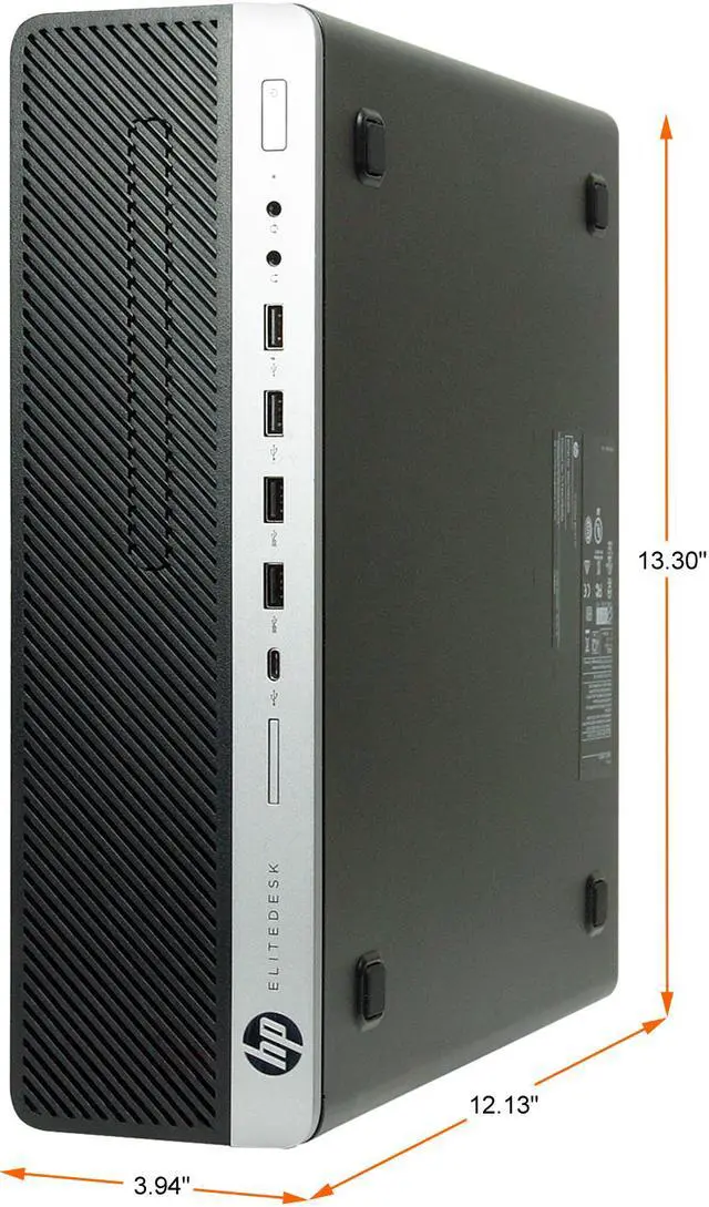 Alt view image 4 of 4 - HP Business Desktop EliteDesk 800 G3-SFF Intel Core i7-7700 32GB DDR4 512GB SSD Intel HD Graphics 630 Windows 10 Pro 64-bit