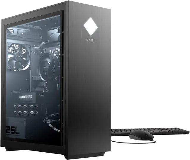 Alt view image 5 of 5 - HP Gaming Desktop OMEN GT12-0024 Intel Core i5-10400 8GB DDR4 512 GB NVMe SSD GeForce GTX 1660 SUPER Windows 10 Home 64-bit