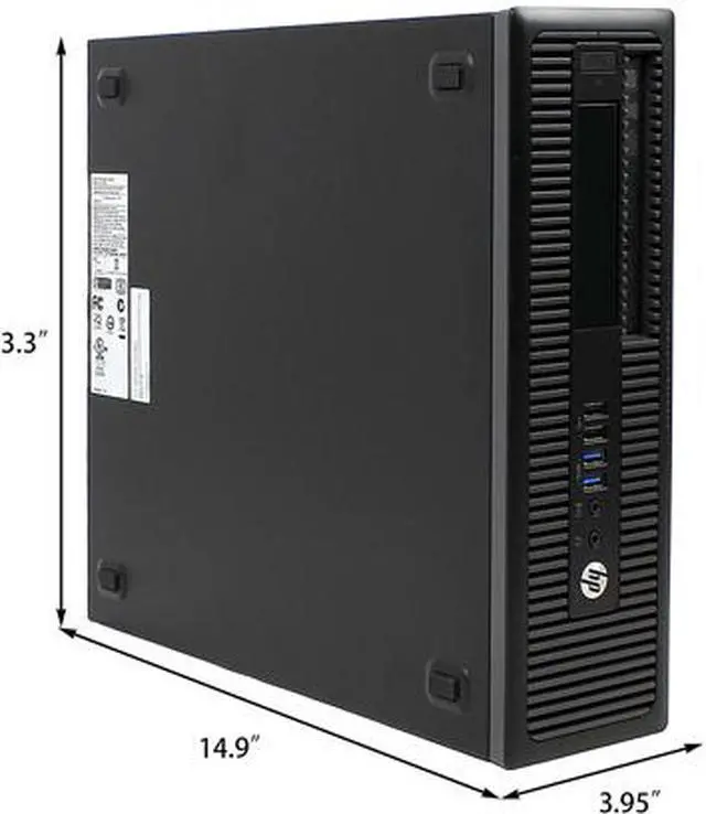 Alt view image 4 of 7 - HP ProDesk 600 G2 SFF Business Desktop Intel Core i5 6th Gen 6500 (3.20GHz) 16GB DDR4 256 GB SSD Intel HD Graphics 530 Windows 10 Pro 64-bit