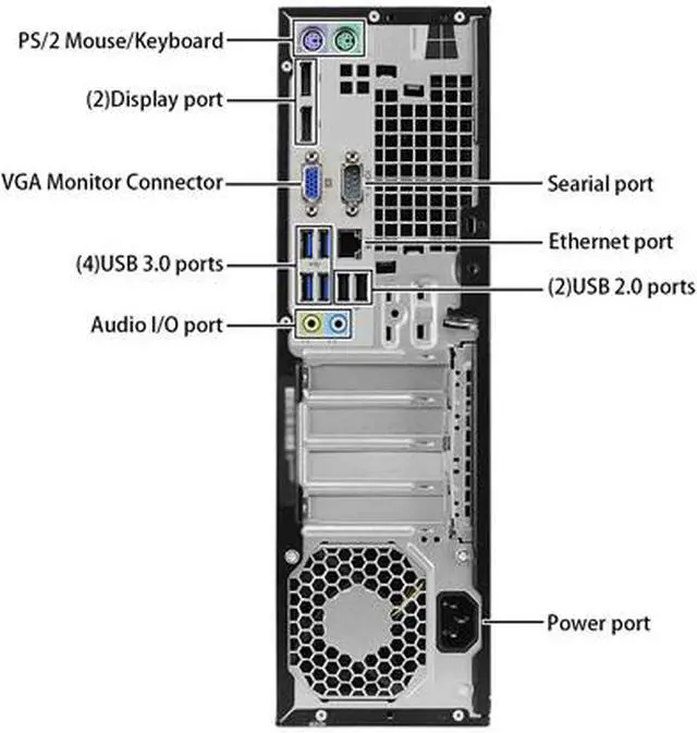 Alt view image 6 of 7 - HP Business Desktop ProDesk 600 G2 SFF Intel Core i7-6700 16GB DDR4 512GB SSD Intel HD Graphics 530 Windows 10 Pro 64-bit