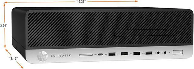 Alt view image 2 of 5 - HP Business Desktop EliteDesk 800 G3-SFF Intel Core i7-7700 16GB DDR4 500 GB M.2 NVMe SSD Intel HD Graphics 630 Windows 10 Pro 64-bit