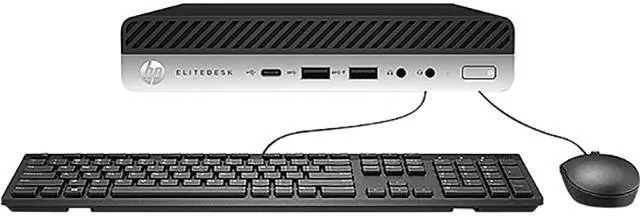 Main image of HP Grade A Business Desktop EliteDesk 800 G3 Mini Intel Core i5-7500T 16GB DDR4 512 GB 2.5" SSD Intel HD Graphics 630 Windows 10 Pro 64-bit