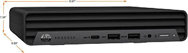 Alt view image 2 of 7 - HP Business Desktop ProDesk 600 G6 692B3UT#ABA Intel Core i5-10500T 8GB DDR4 128GB PCIe SSD Intel UHD Graphics 630 Windows 11 Pro 64-bit