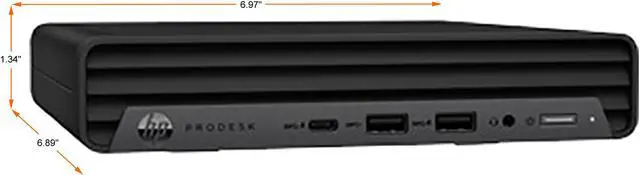 Alt view image 2 of 5 - HP Business Desktop ProDesk 600 G6 692A9UT#ABA Intel Core i5-10500T 8GB DDR4 256GB PCIe SSD Intel UHD Graphics 630 Windows 11 Pro 64-bit