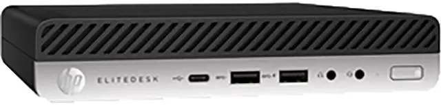 Main image of HP Business Desktop EliteDesk 800 G4 Mini Intel Core i5 8th Gen 8500T (2.10GHz) 16 GB DDR4 512 GB SSD Intel UHD Graphics 630 Windows 10 Pro 64-bit (Grade A Refurbished)