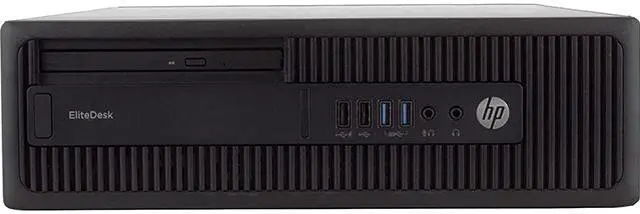 Main image of HP EliteDesk 800 G2 Small Form Factor Desktop Intel Core i7 6th Gen 6700 (3.40GHz) 16GB DDR4 512GB SSD DVD-ROM Windows 10 Pro 64-bit
