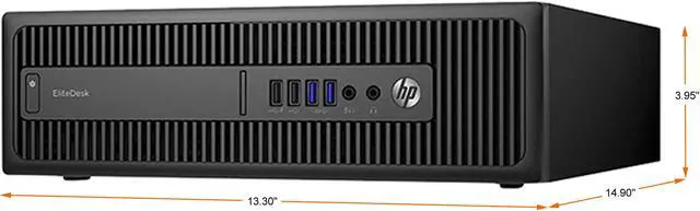 Alt view image 4 of 5 - HP EliteDesk 800 G2 Small Form Factor Desktop Intel Core i7 6th Gen 6700 (3.40GHz) 16GB DDR4 512GB SSD DVD-ROM Windows 10 Pro 64-bit