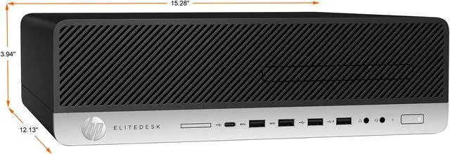 Alt view image 2 of 4 - HP EliteDesk 800 G3 Small Form Factor Desktop Intel Core i7 7th Gen 7700 (3.60GHz) 16GB DDR4 512GB SSD Windows 10 Pro 64-bit