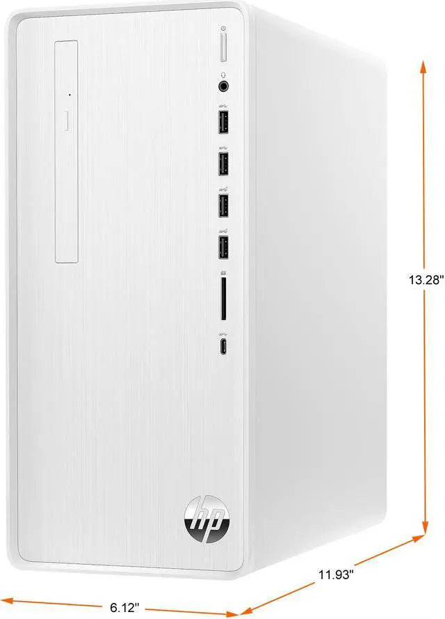 Alt view image 4 of 4 - HP Desktop Computer Pavilion TP01-3030 Intel Core i3-12100 8GB DDR4 512GB PCIe SSD Intel UHD Graphics 730 Windows 11 Home 64-bit