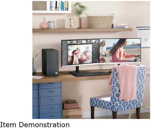 Alt view image 5 of 5 - HP Desktop Computer M01-F1033w Intel Core i3-10100 8GB DDR4 1TB HDD Intel UHD Graphics 630 Windows 10 Home 64-bit