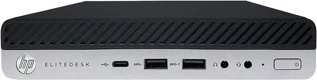 Alt view image 2 of 3 - HP Business Desktop EliteDesk 800 G4-MINI Intel Core i5-8500T 16GB DDR4 1TB PCIe SSD Intel UHD Graphics 630 Windows 11 Pro 64-bit