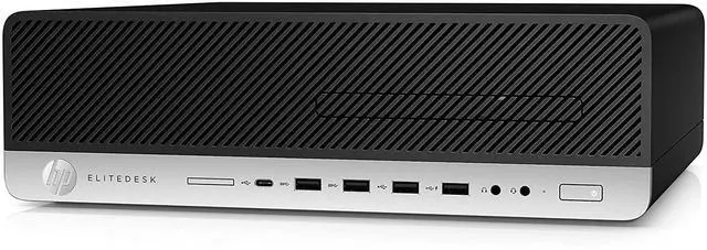 Alt view image 2 of 3 - HP Business Desktop EliteDesk 800 G4-SFF Intel Core i7-8700 16GB DDR4 256GB PCIe SSD Intel UHD Graphics 630 Windows 11 Pro 64-bit