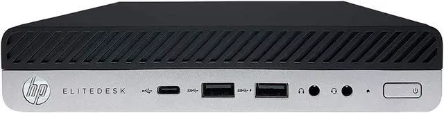 Alt view image 2 of 3 - HP Business Desktop EliteDesk 800 G4-MINI Intel Core i7-8700T 32GB DDR4 500GB PCIe SSD Intel UHD Graphics 630 Windows 11 Pro 64-bit